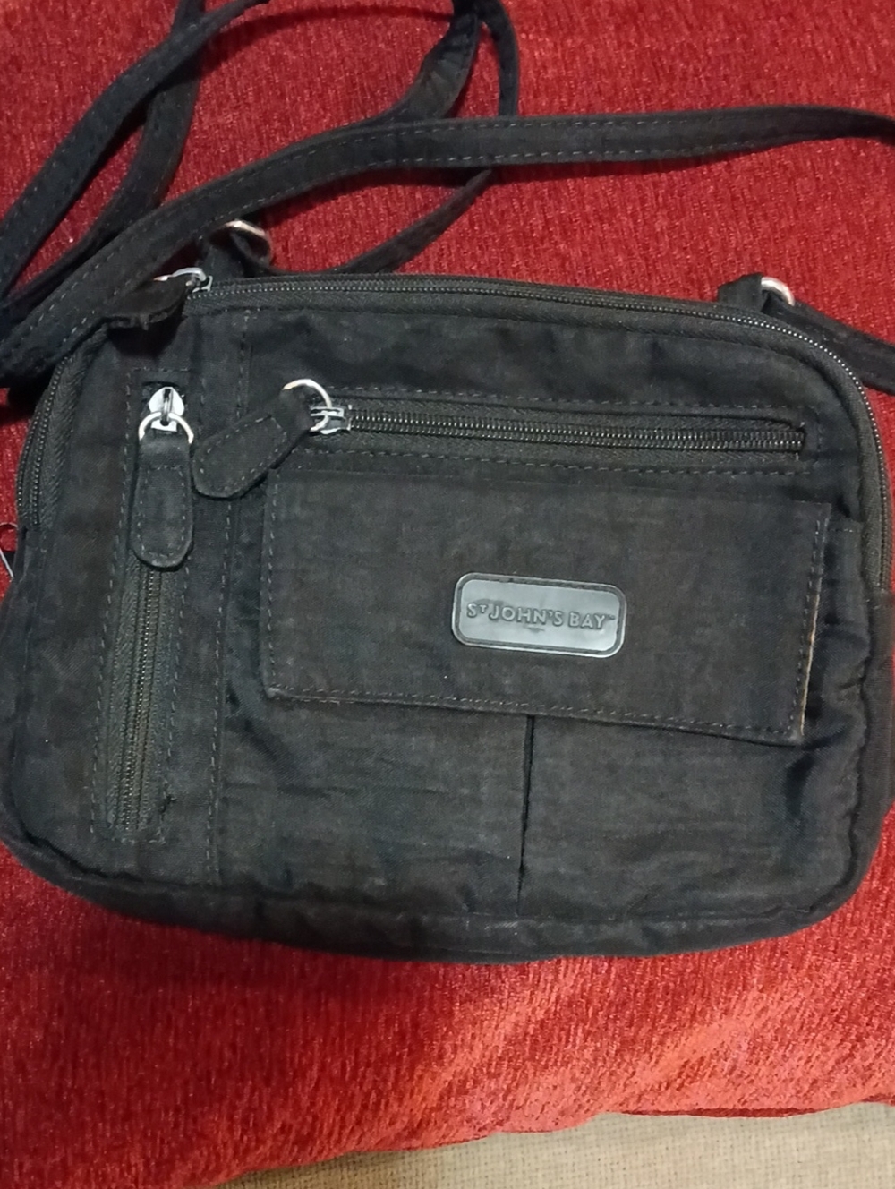 St. John's Bay Black Women's Crossbody Bag